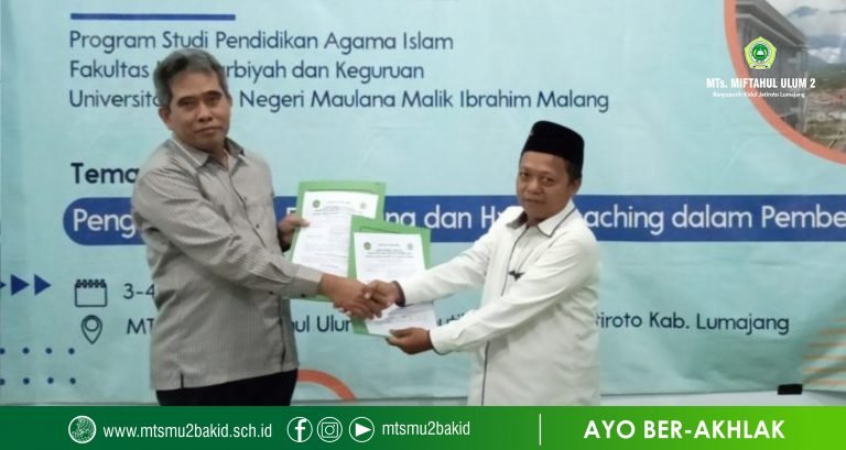 Kembangkan Pendidikan, MTs. Miftahul Ulum 2 Gandeng FTIK UIN MALIKI Malang