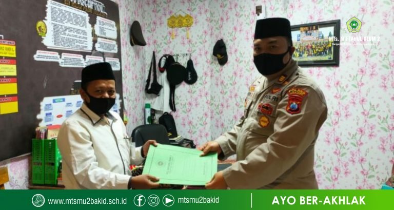 Bertambah, MTs. Miftahul Ulum 2 Bakid Jalin Kerjasama dengan Sat Binmas Polres Lumajang