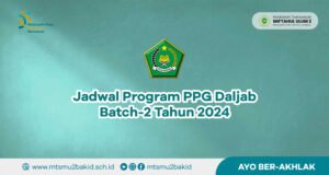 Jadwal Program PPG Daljab Batch-2 Tahun 2024