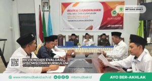 MTs. Miftahul Ulum 2 Gelar Review Visi, Misi, dan Kurikulum Tahun Ajaran : 2025/2026