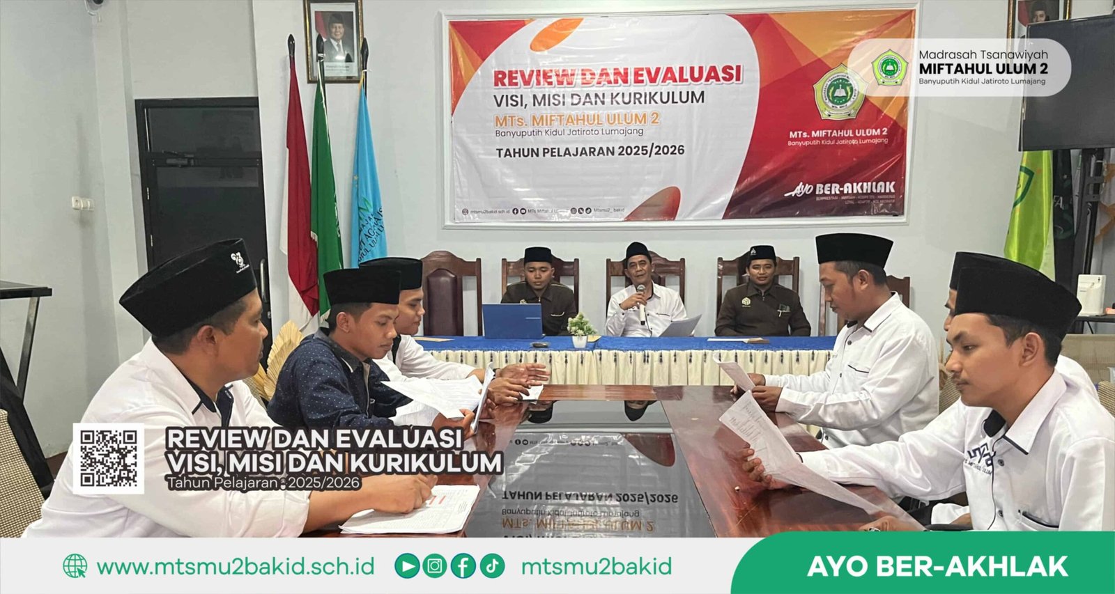 MTs. Miftahul Ulum 2 Gelar Review Visi, Misi, dan Kurikulum Tahun Ajaran : 2025/2026
