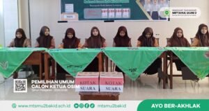 Pemilu OSIM MTs Miftahul Ulum 2 Tahun Ajaran : 2025/2026 Berjalan Lancar , Edukatif dan Demokratis