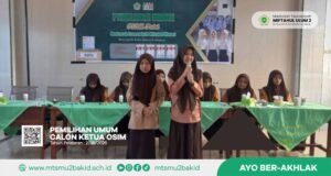Paslon No 1 Terpilih Sebagai Ketua dan Wakil Ketua OSIM Putri MTs Miftahul Ulum 2 Tahun Ajaran: 2025/2026
