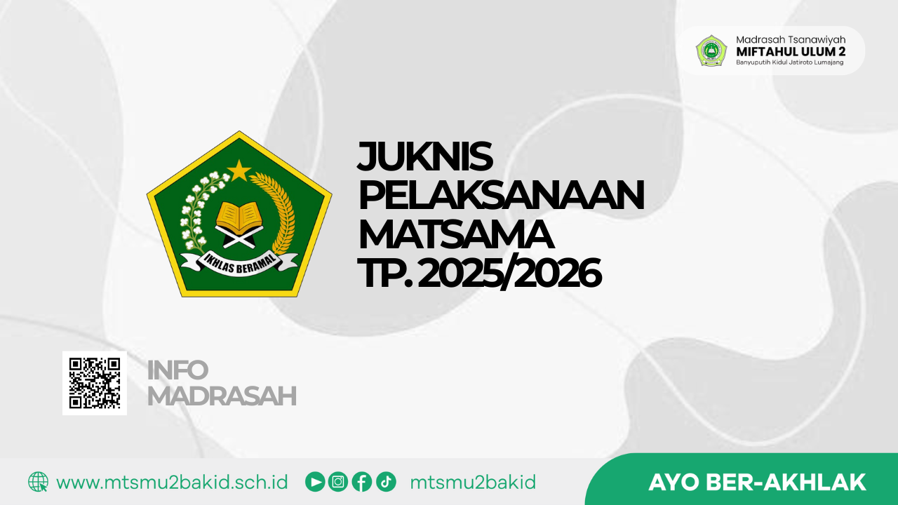 Juknis Pelaksanaan MATSAMA TP. 2025/2026
