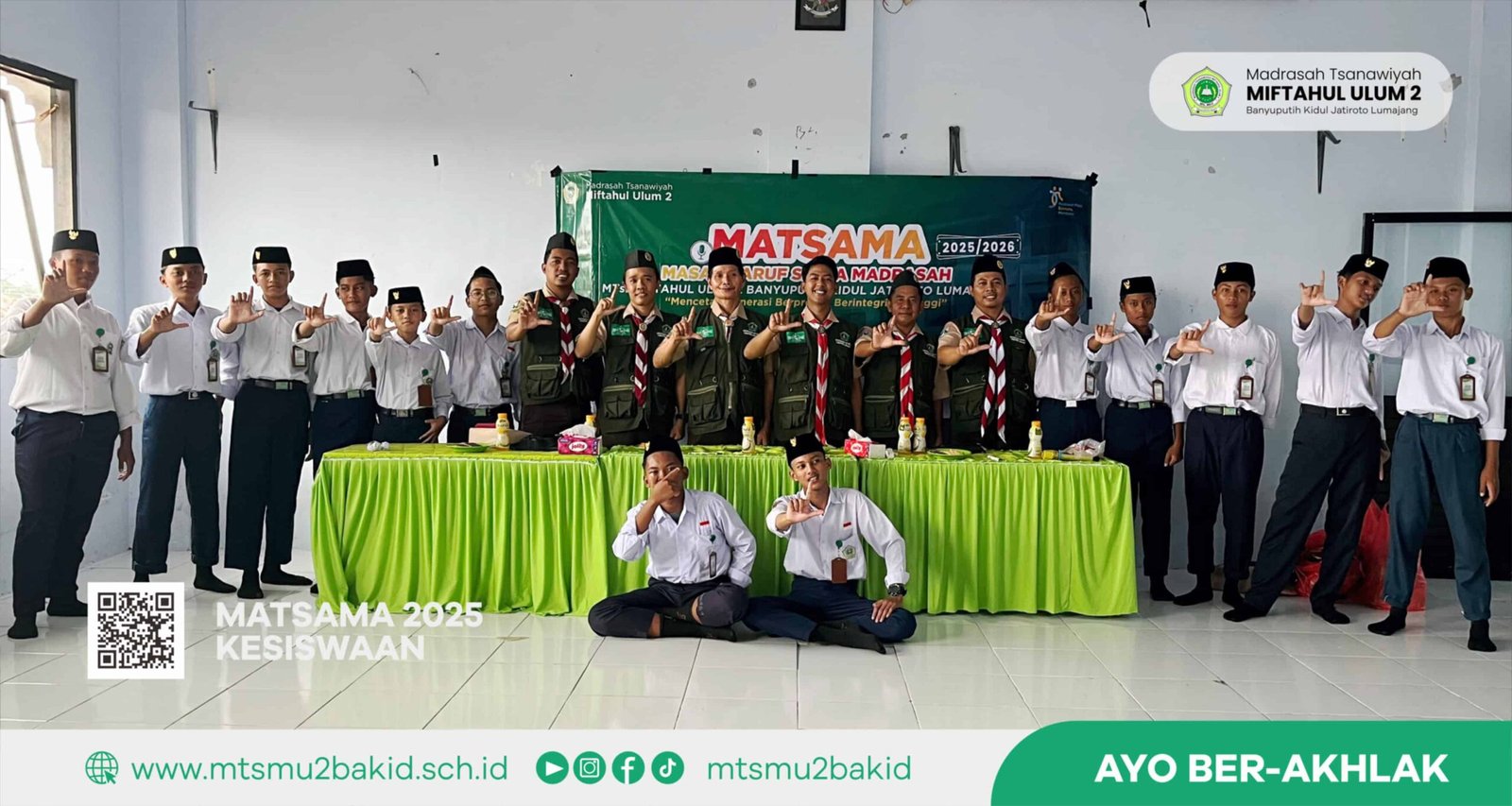 Penguatan Karakter Bersama Tim Sako Pramuka Ma'arif NU Lumajang