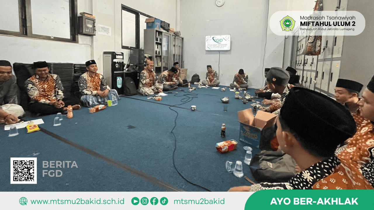 MTs Miftahul Ulum 2 Gelar FGD: Bahas ANBK dan Evaluasi KBM