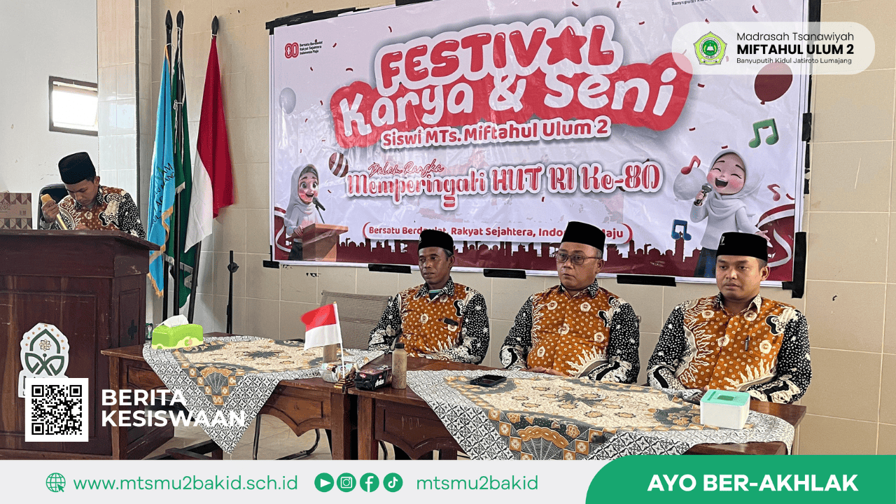 Penutupan Rangkaian Festival HUT ke-80 RI MTs Miftahul Ulum 2