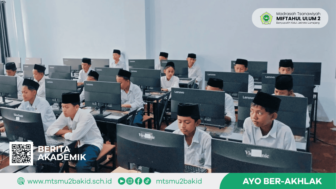 ANBK Hari Kedua di MTs Miftahul Ulum 2 Berjalan Sukses