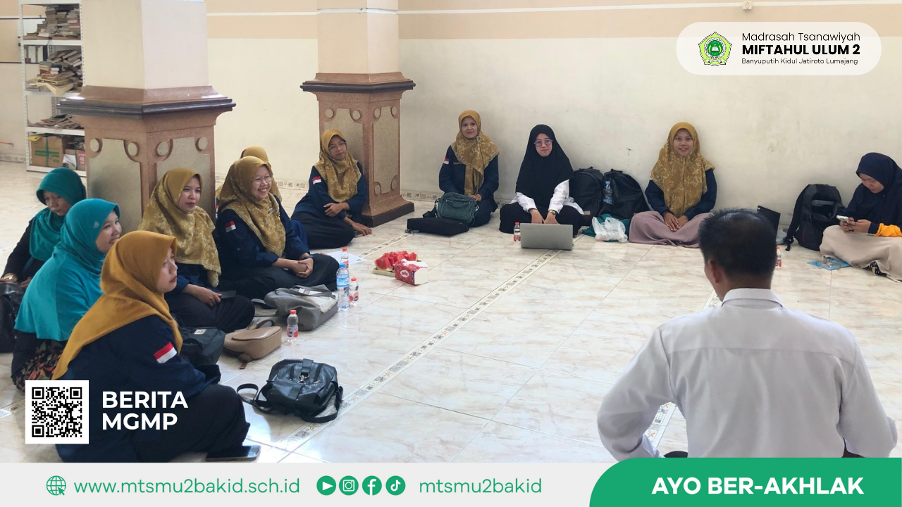 English Teacher Forum of MTs Lumajang Meeting with Mr. Udin