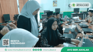 Guru MTs Miftahul Ulum 2 Ikuti MGMP IPA : Susun Soal AKM dan Instrumen Penilaian Berbasis HOTS