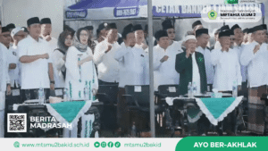 Civitas MTs Miftahul Ulum 2 Hadiri Apel Nasional Hari Santri 2025 di Stadion Srikandi Tempeh