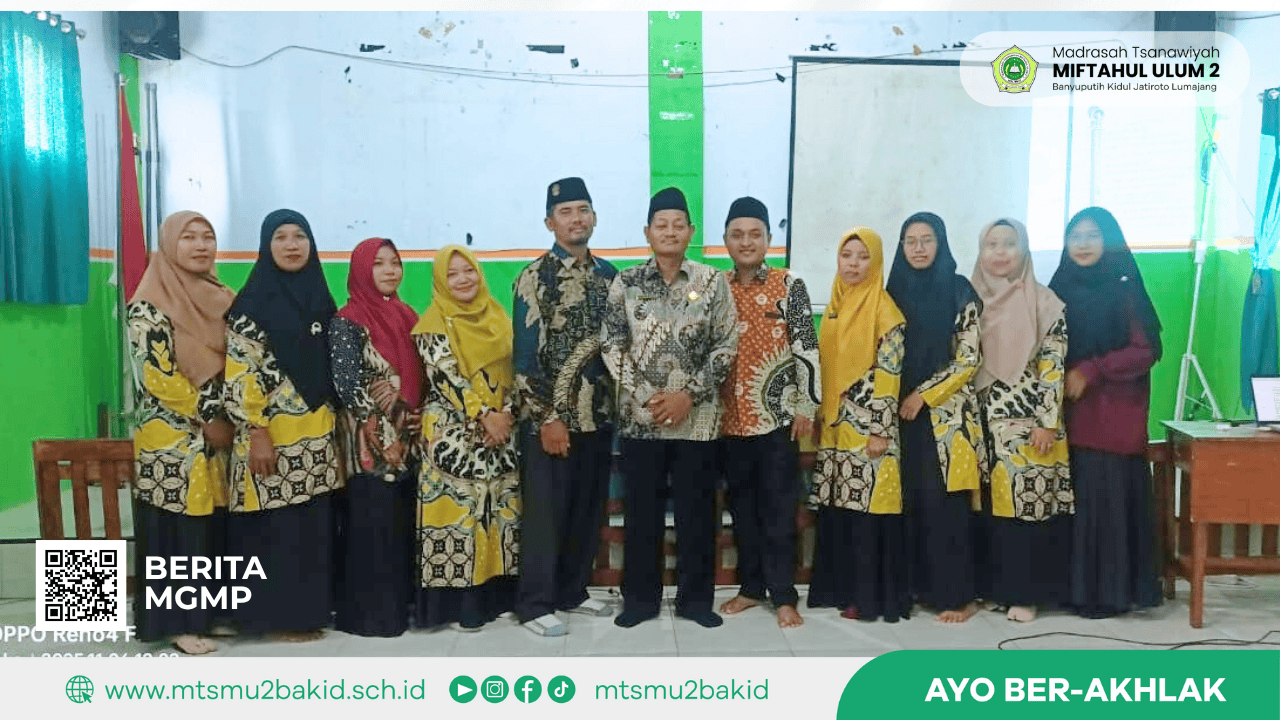 Aktif, Guru MTs Miftahul Ulum 2 Ikuti MGMP Matematika