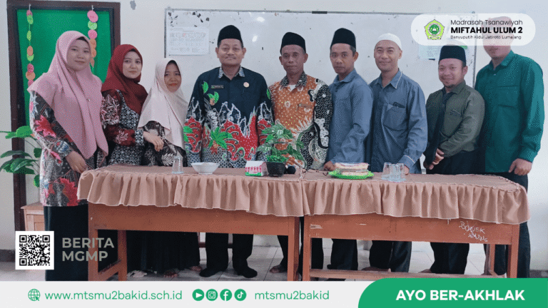 Guru MTs Miftahul Ulum 2 Ikuti MGMP SKI di MTs Sunan Kalijogo