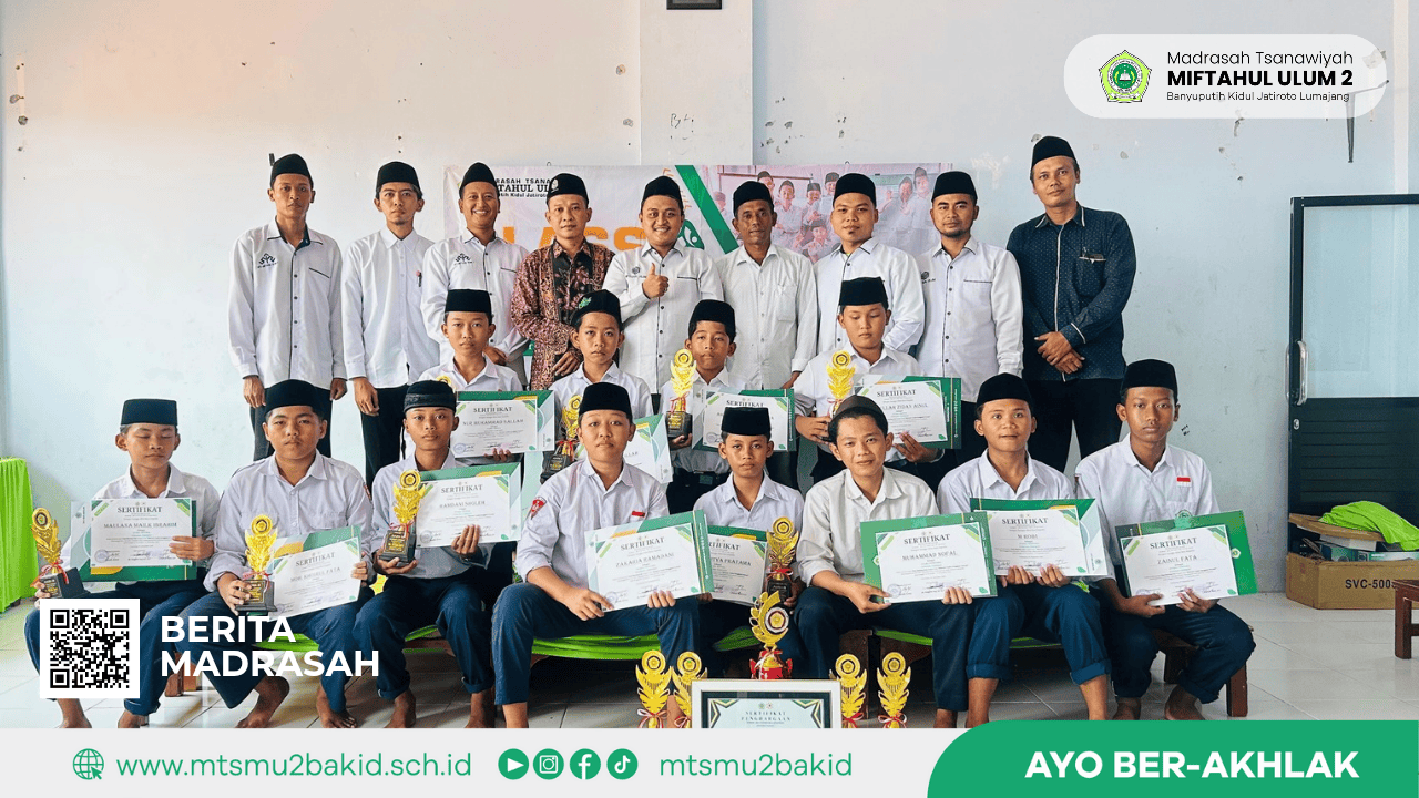 Class Meeting Resmi Ditutup, MTs Miftahul Ulum 2 Gelar Penyerahan Hadiah Juara