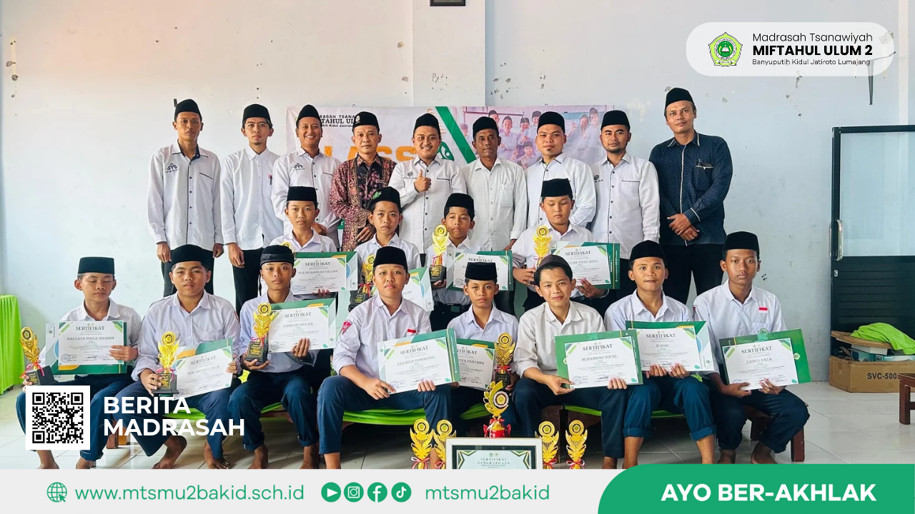 Class Meeting Resmi Ditutup, MTs Miftahul Ulum 2 Gelar Penyerahan Hadiah Juara