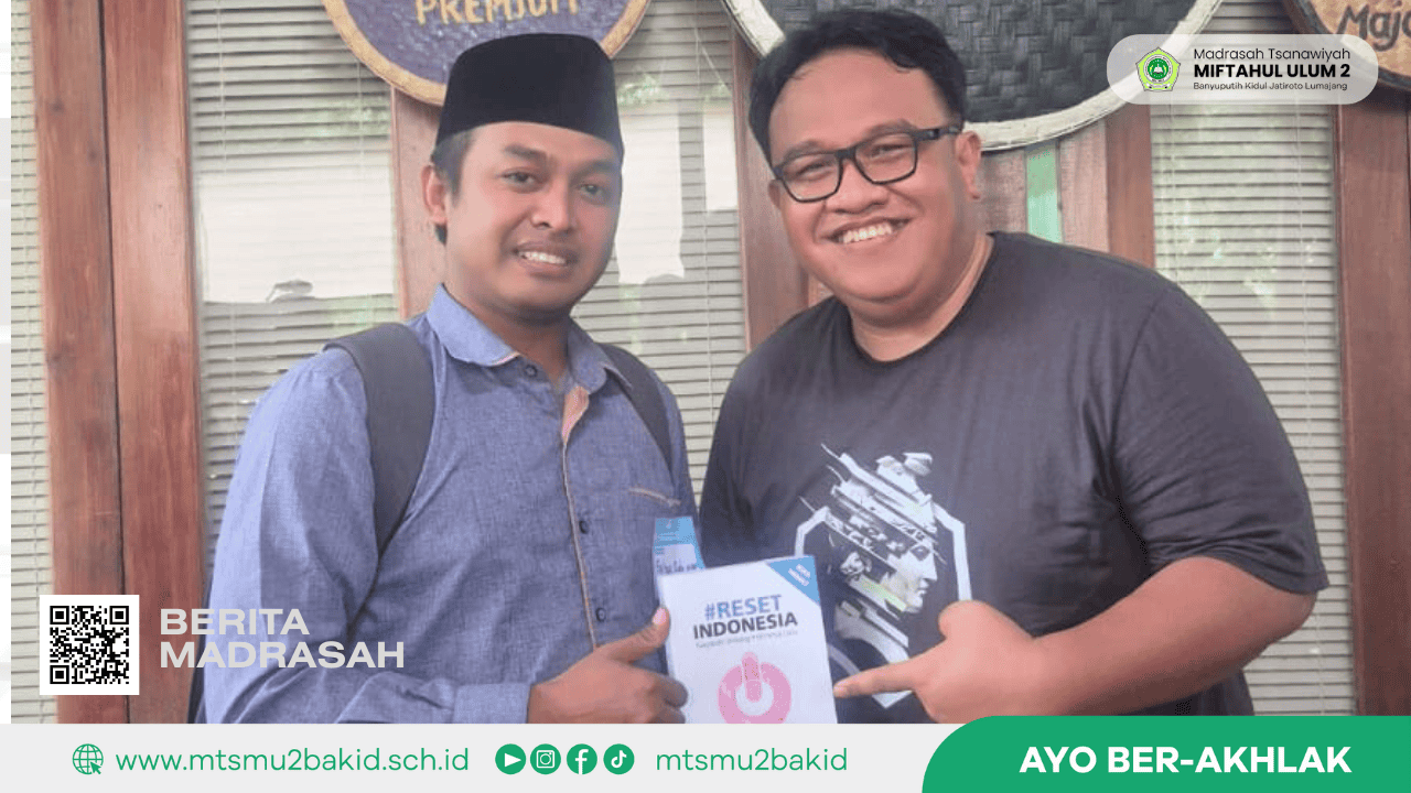 Guru MTs Miftahul Ulum 2 Hadiri Diskusi dan Bedah Buku Reset Indonesia