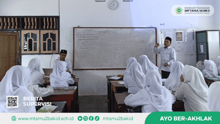 Supervisi Pembelajaran Guru Matematika Kelas 7