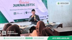 Tingkatkan Budaya Literasi, MTs Miftahul Ulum 2 Gelar Sekolah Jurnalistik bersama Lumajangsatu