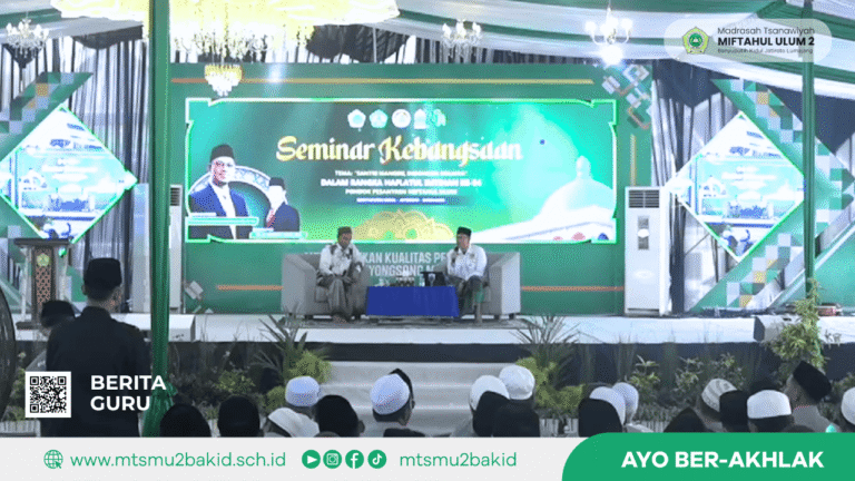 Guru MTs Miftahul Ulum 2 Ikuti Seminar Kebangsaan Haflah ke-94 PP. Miftahul Ulum BAKID