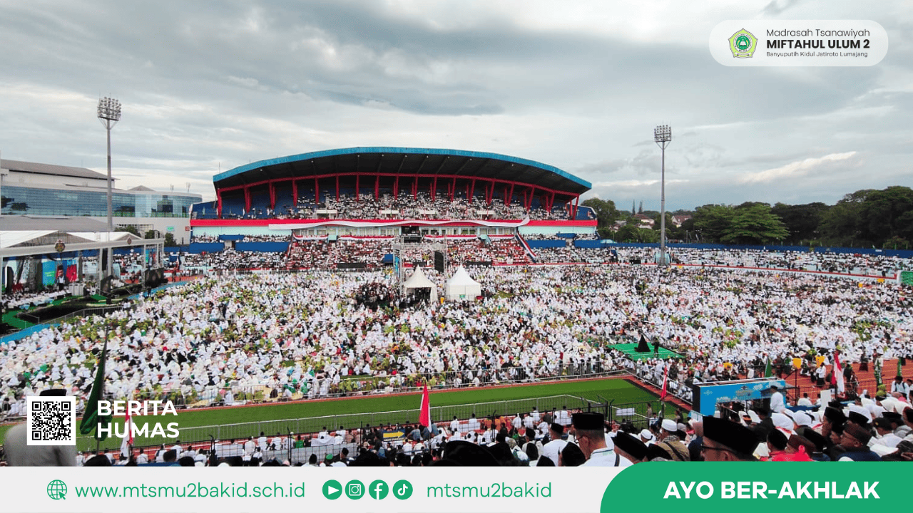 Guru MTs Miftahul Ulum 2 Hadiri Mujahadah Kubro 1 Abad NU