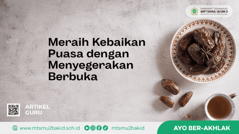 Meraih Kebaikan Puasa dengan Menyegerakan Berbuka