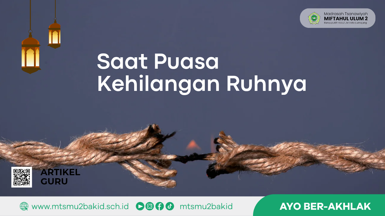 Saat Puasa Kehilangan Ruhnya