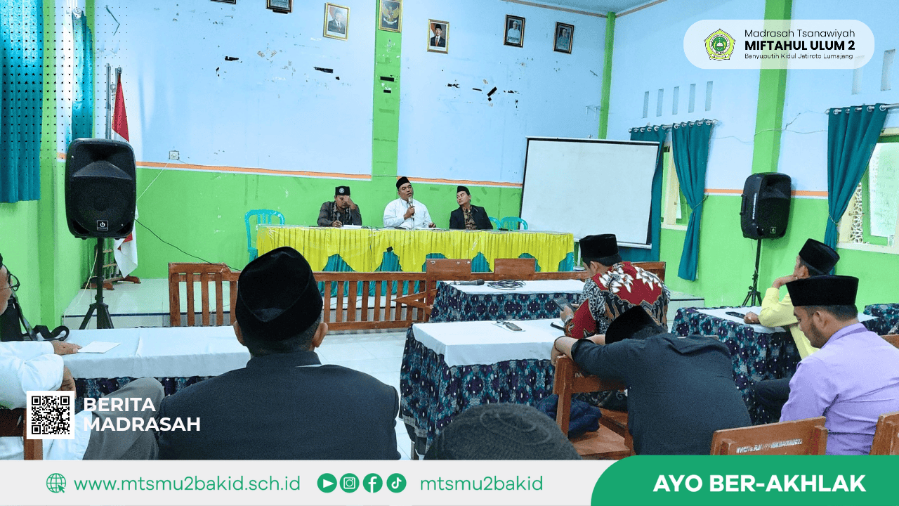 Kepala Madrasah Hadiri Pertemuan Rutin KKMTS-2 Bahas Persiapan TKA dan UMBK