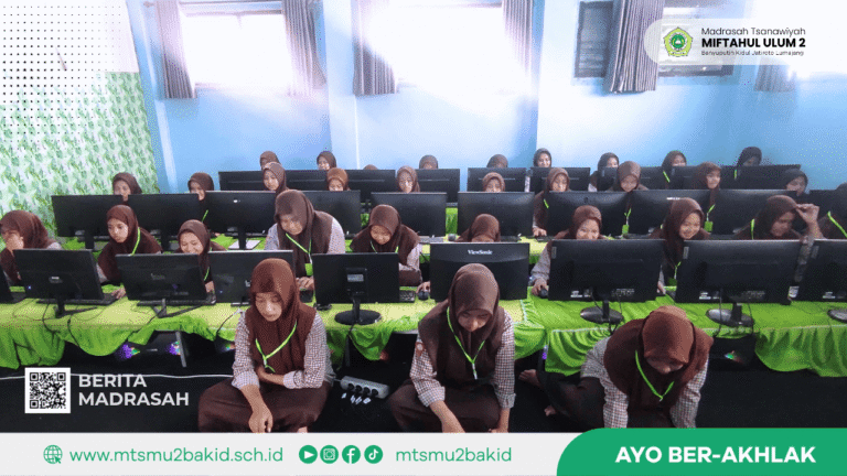 Dua Hari Pelaksanaan TKA MTs Miftahul Ulum 2 Berjalan Sukses
