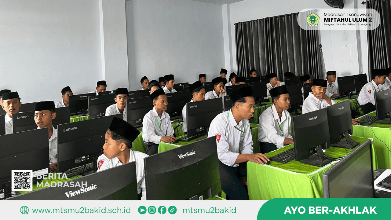 Start Hari ini, MTs Miftahul Ulum 2 Gelar UMBK Tahun 2026