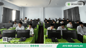 Hari Kedua UMBK MTs Miftahul Ulum 2 Berjalan Tertib