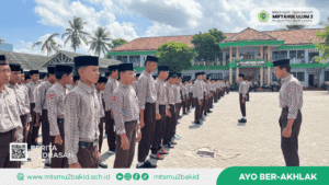 MTs Miftahul Ulum 2 Gelar Upacara Pembukaan Ujian Praktik Kelas IX