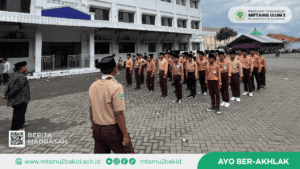 Siswa Kelas IX MTs Miftahul Ulum 2 Ikuti Ujian Praktik PBB