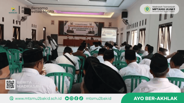 MTs Miftahul Ulum 2 Ikuti Rapat Triwulan KKMTs Kab. Lumajang di Senduro
