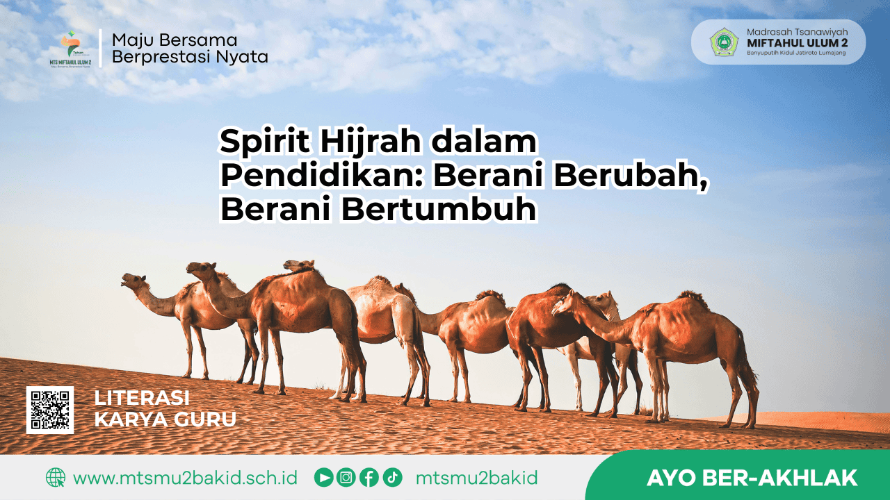 Spirit Hijrah dalam Pendidikan: Berani Berubah, Berani Bertumbuh