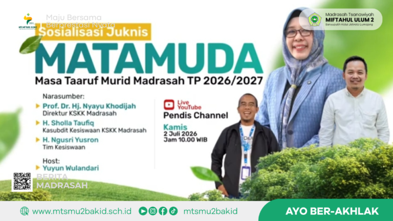Kemenag Perkenalkan Istilah Baru MATAMUDA, Gantikan MATSAMA