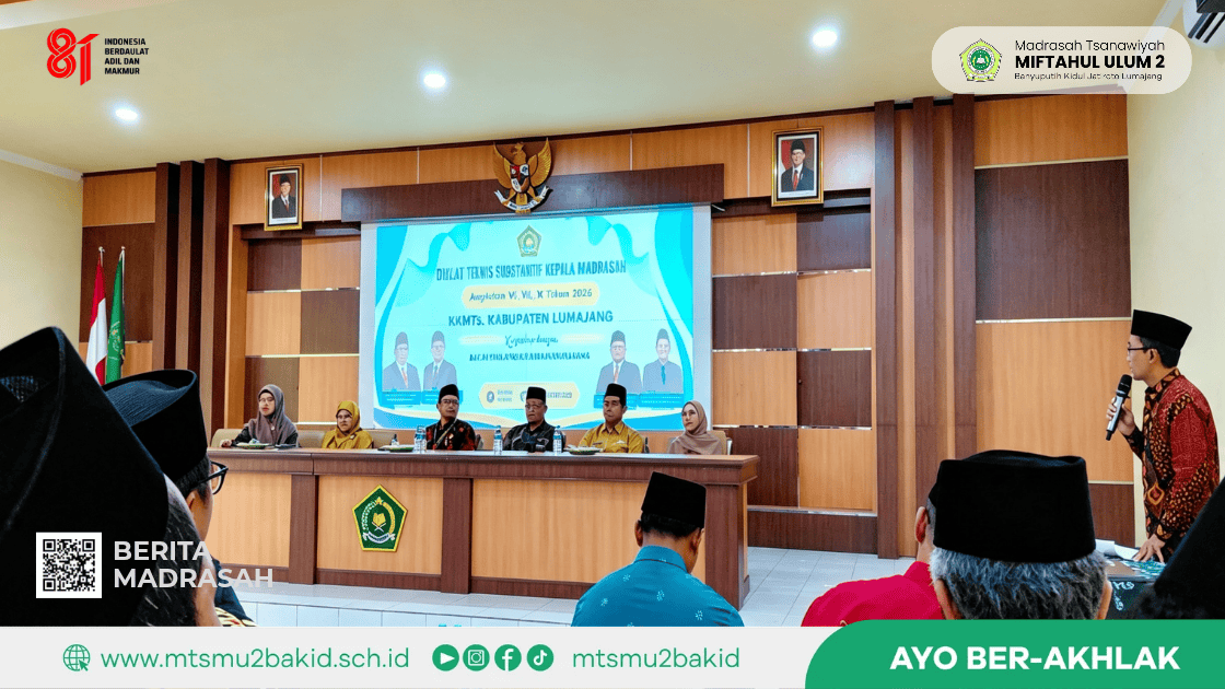 Diklat Teknis Substantif Kepala Madrasah Kabupaten Lumajang 2026 Resmi Ditutup