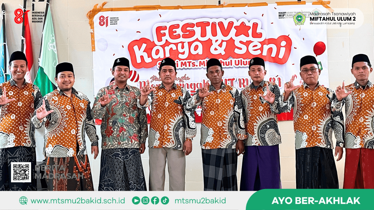 MTs Miftahul Ulum 2 Bakid Gelar Festival Karya dan Seni Meriahkan HUT RI ke-81