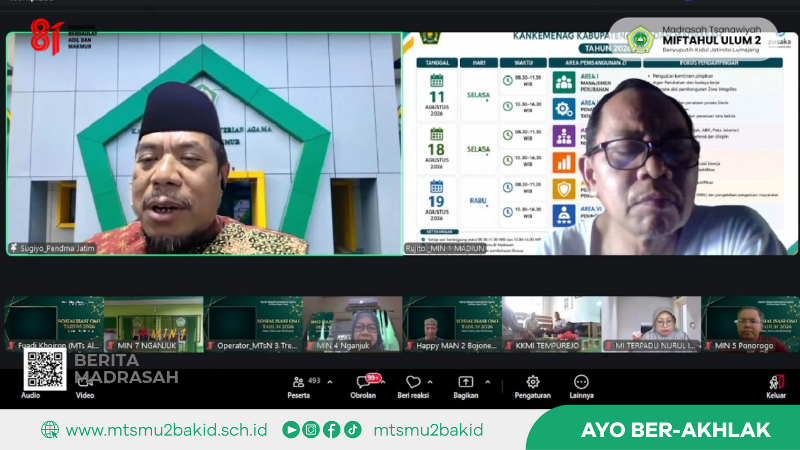 MTs Miftahul Ulum 2 Bakid Ikuti Sosialisasi Olimpiade Madrasah Indonesia (OMI) Tahun 2026
