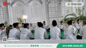 Kepala MTs Miftahul Ulum 2 Bakid Hadiri Tasyakuran Gedung Baru Asrama Santri