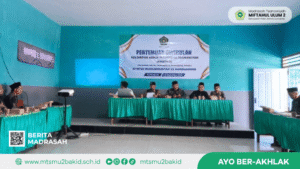 Kepala MTs Miftahul Ulum 2 Hadiri Pertemuan Rutin KKMTS Wilker 2, Bahas Persiapan PORSENI