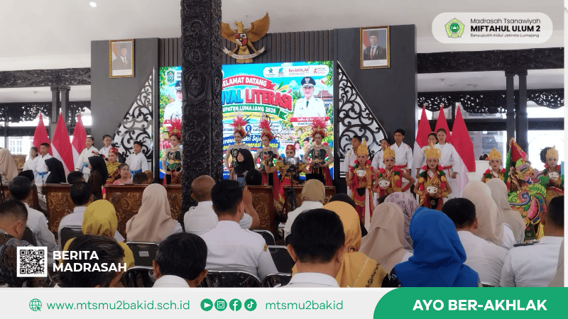MTs Miftahul Ulum 2 Hadiri Festival Literasi Kabupaten Lumajang 2026