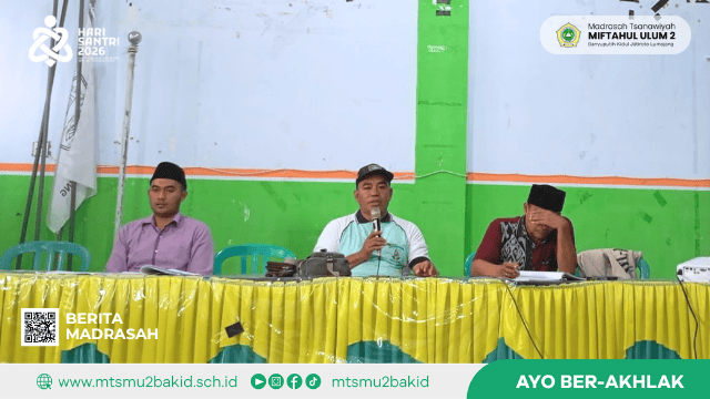 Kepala MTs Miftahul Ulum 2 Hadiri Rapat Koordinasi Persiapan PORSENI KKMTS Wilker 2 Lumajang